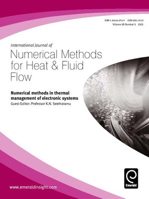 cover image of International Journal of Numerical Methods for Heat & Fluid Flow, Volume 15, Issue 1